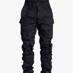 AKARMY Men's Multi-Pocket Hiking, Cargo, Work Pants-Army Green